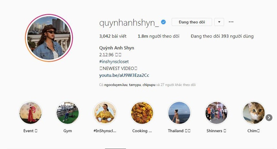 Cũng là một hot girl Hà thành đình đám nhưng Quỳnh Anh Shyn lại được xem là lứa hot girl “đàn em” của Chi Pu. Nếu như 2 cái tên đình đám một thời là Mẫn Tiên và An Japan đều đang bận rộn với những công việc riêng thì Quỳnh Anh Shyn là cái tên duy nhất giữ được mật độ phủ sóng dày đặc cho tới thời điểm hiện tại.