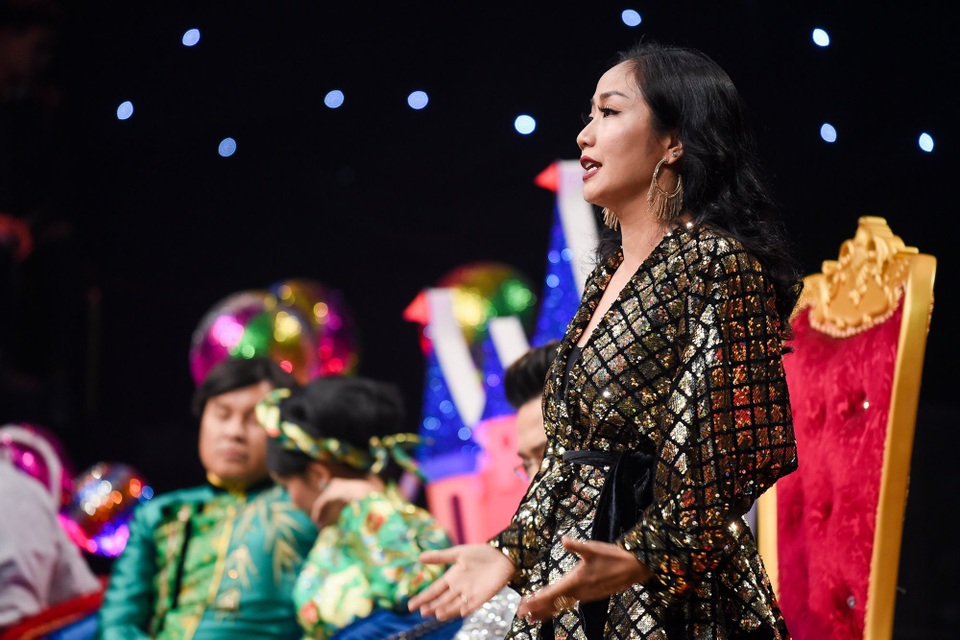 Ông Thanh Vân bày tỏ sự thán phục khi xem Huỳnh Mai biểu diễn.