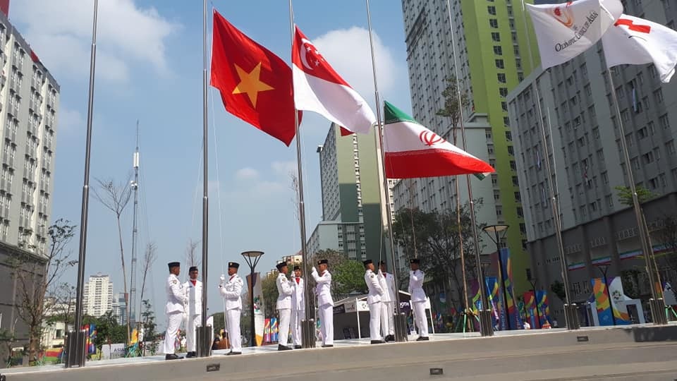 Lễ thượng cờ đoàn thể thao Việt Nam ở Asiad 2018: Tất cả đã sẵn sàng - 1 Lễ thượng cờ đoàn thể thao Việt Nam ở Asiad 2018: Tất cả đã sẵn sàng - 1