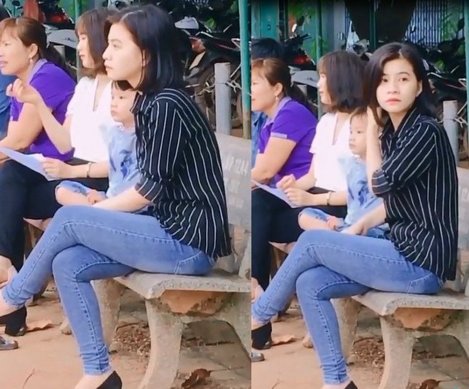 Cô giáo Bình Phước bất ngờ nổi tiếng bởi clip 12 giây... bị quay lén - 1 Cô giáo Bình Phước bất ngờ nổi tiếng bởi clip 12 giây... bị quay lén - 1