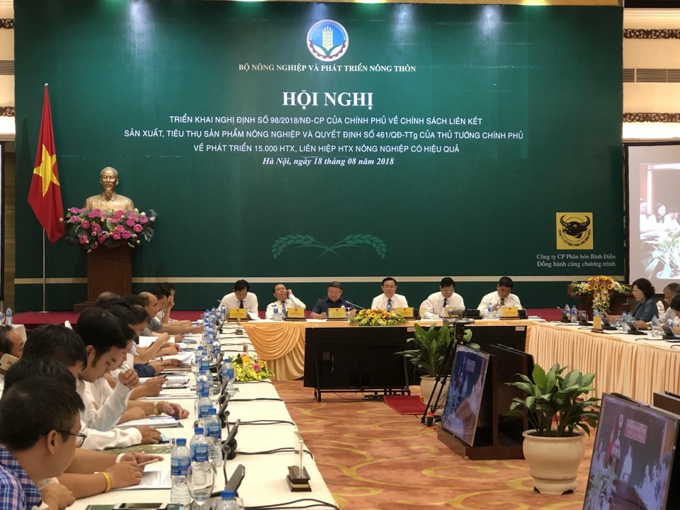 Sản xuất nông nghiệp Việt Nam lớn nhưng rất bấp bênh - 1 Hội nghị về phát triển HTX, liên hiệp HTX