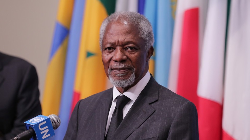 Cựu Tổng thư ký Liên Hợp Quốc Kofi Annan qua đời - 1 Cựu Tổng thư ký Liên Hợp Quốc Kofi Annan (Ảnh: Global Look Press)