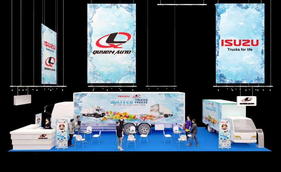 ISUZU - Quyền Auto mang đến Vietfish 2018 giải pháp vận chuyển chuyên nghiệp - 1