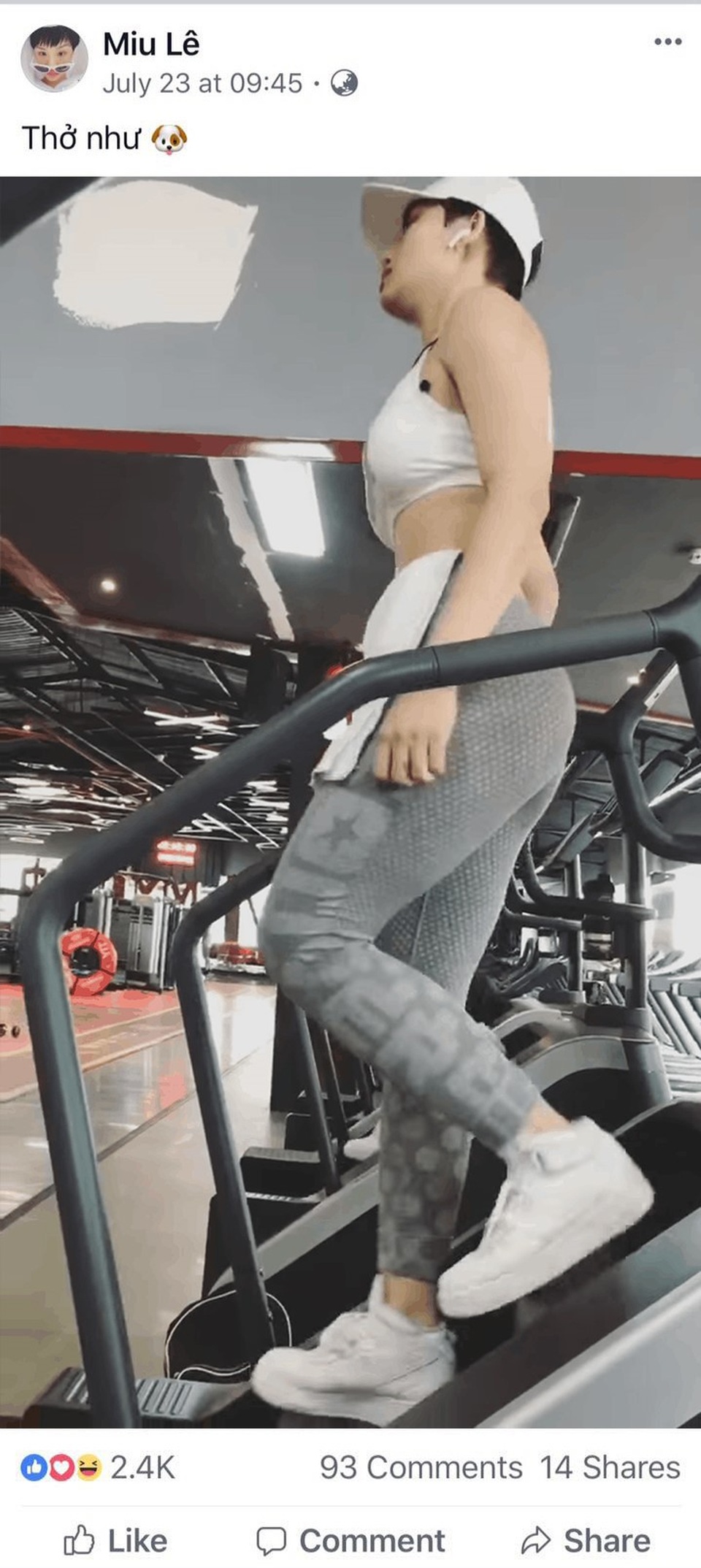 Nghi vấn Miu Lê luyện tập thể lực để chuẩn bị cho "cuộc chơi lớn" - 1 Nghi vấn Miu Lê luyện tập thể lực để chuẩn bị cho "cuộc chơi lớn" - 1