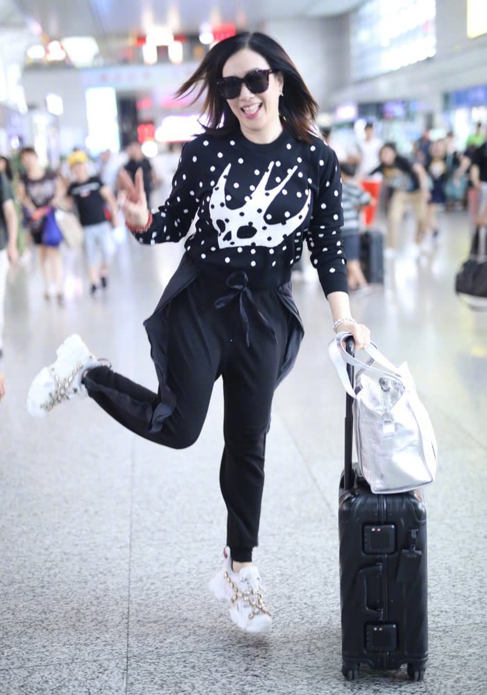 
Chung Lệ Đề trẻ trung của hiện tại, ảnh chụp ngày 19/8.
