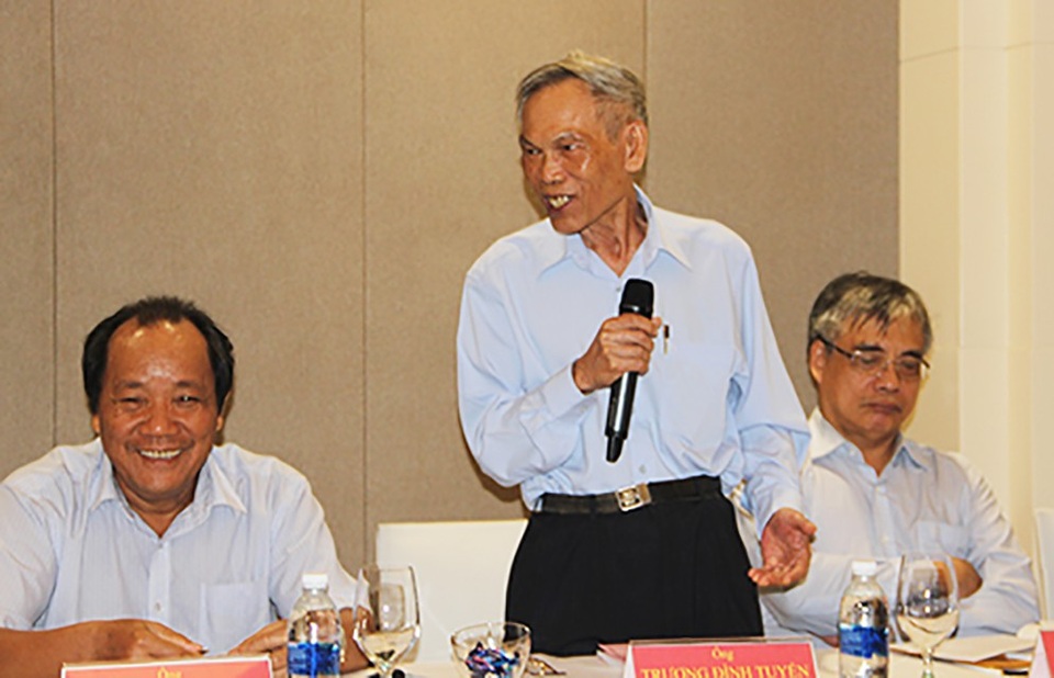 Ông Trương Đình Tuyển làm tổ trưởng tổ tư vấn kinh tế xã hội Nghệ An - 2 Ông Trương Đình Tuyển – Tổ trưởng Tổ tư vấn kinh tế xã hội Nghệ An.
