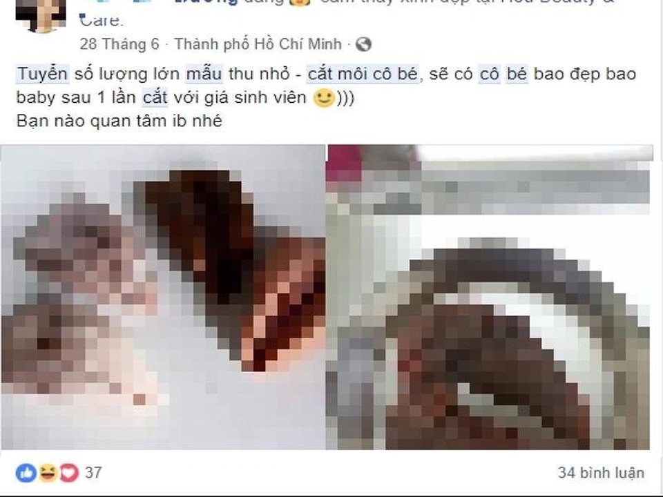 Hết hồn học tân trang vùng kín: Chỉ 1 mẫu là ra nghề - 2 Dương (chủ cơ sở spa tại quận 4) tuyển mẫu và nhận học viên phẫu thuật môi “cô bé” và thu hẹp âm đạo. Ảnh: HL