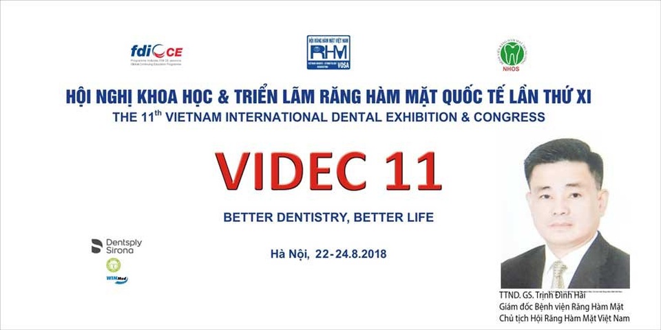 Tổ chức hội nghị khoa học & triển lãm Răng Hàm Mặt quốc tế lần thứ 11 - 1 Tổ chức hội nghị khoa học & triển lãm Răng Hàm Mặt quốc tế lần thứ 11 - 1