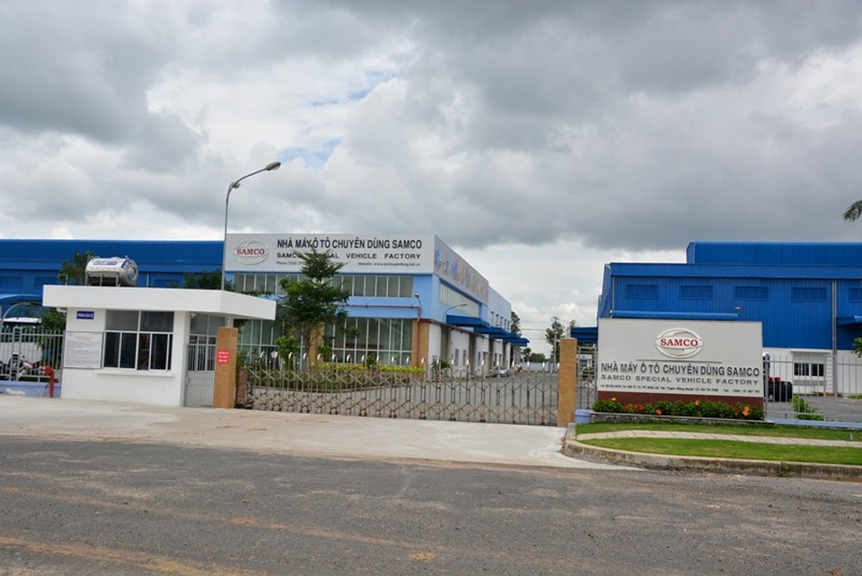 Samco chi hàng trăm tỷ sản xuất xe khách Fuso Rosa nhưng “thất bại”? - 3 “Nhà máy ô tô chuyên dùng Samco” hiện nay chính là “Nhà máy ô tô thương mại Samco (SCV)” trước đây cùng nằm tại lô E3, E4 Khu công nghiệp Cơ khí ô tô TPHCM (huyện Củ Chi). Ảnh: Đại Việt