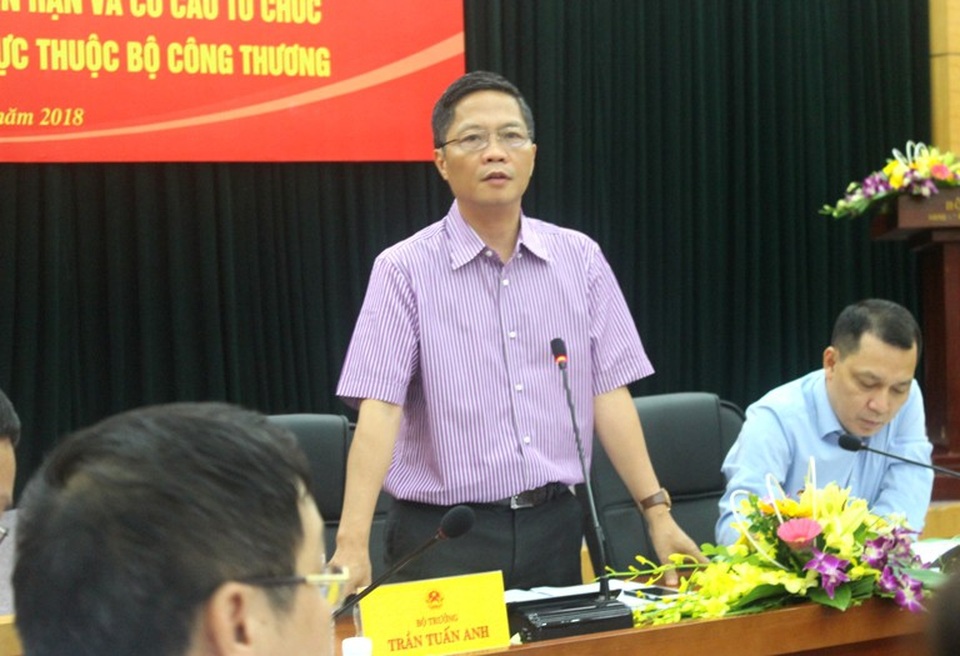 Bộ trưởng Công Thương: Quản lý thị trường tắc trách vì thiếu chuyên môn là không chấp nhận được! - 1 Bộ trưởng Công Thương Trần Tuấn Anh phát biểu tại hội nghị.