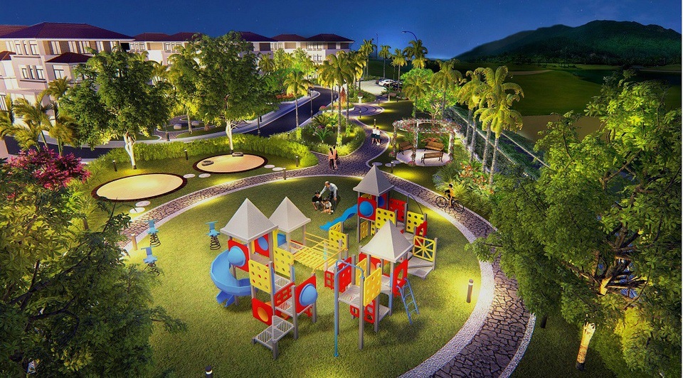 Biệt thự “hàng hiếm” Royal Park FLC Hạ Long có gì khác biệt? - 3
Không gian xanh mát tại Royal Park