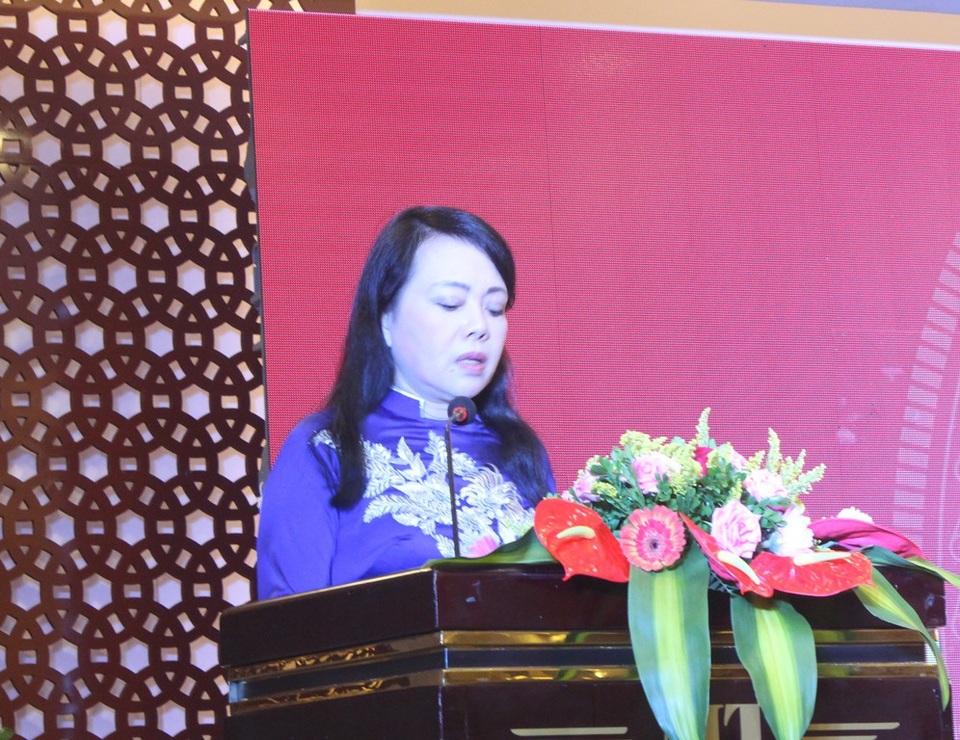 Cần minh bạch đấu thầu vật tư y tế để phòng chống tham nhũng - 1 Bộ trưởng Nguyễn Thị Kim Tiến phát biểu tại Hội nghị