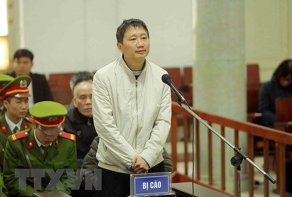 Dự án nghìn tỷ liên quan đến Trịnh Xuân Thanh bị đề nghị thu hồi - 4
Trịnh Xuân Thanh bị tuyên án tù chung thân về tội “Tham ô tài sản” trong đó có việc chuyển nhượng cổ phần bất động sản tại dự án Nam Đàn Plaza. Ảnh: TTXVN.
