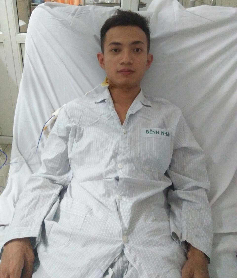 Sau ca mổ, hiện tình hình sức khỏe của Đức khá tốt.