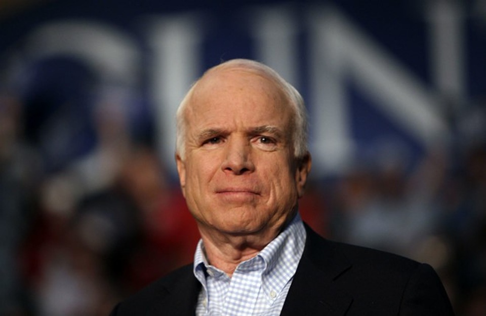 Thượng nghị sĩ Mỹ John McCain qua đời ở tuổi 81 - 1 Thượng nghị sĩ John McCain. (Ảnh: Reuters)