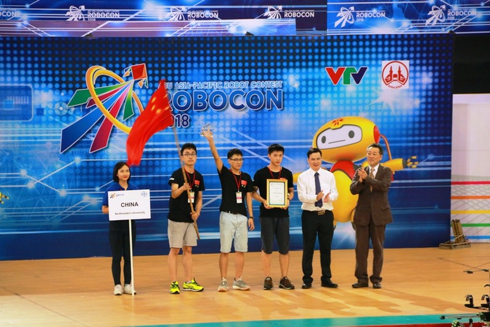 Việt Nam vô địch ABU Robocon 2018 - 5 Đội Trung Quốc giành giải Nhì của cuộc thi.