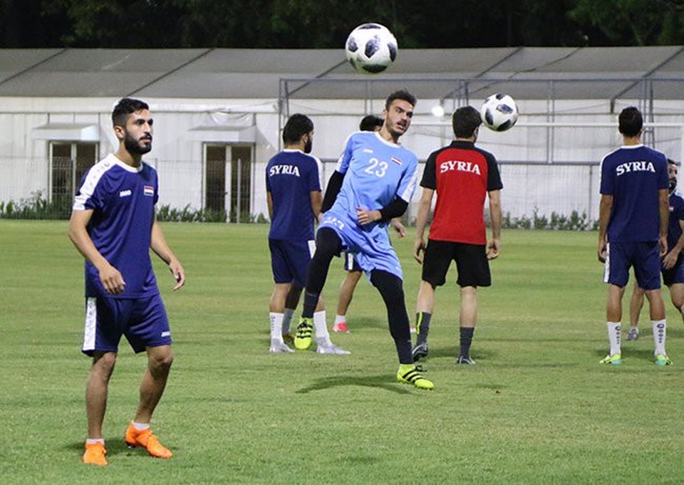 Olympic Syria cấm cửa phóng viên Việt Nam tác nghiệp - 1
Olympic Syria quyết giữ bài trước cuộc đấu với Olympic Việt Nam