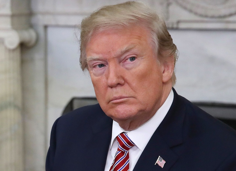 Nhà Trắng lúng túng với nghi thức cờ rủ tưởng niệm ông John McCain - 2
Tổng thống Trump không dự đám tang của ông McCain. (Ảnh: AFP)