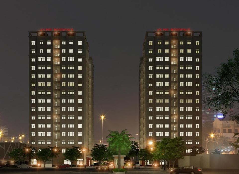 An Phú Residence: Ưu đãi ngập tràn khi mua nhà trong tháng Ngâu - 1 Phối cảnh tổng thể chung cư An Phú Residence