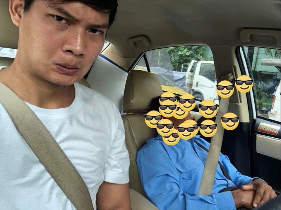 Quá buồn ngủ, tài xế taxi để khách... lái xe hộ - 1 Santiphap Khunchamee đã phải trở thành tài xế bất đắc dĩ khi tài xế taxi quá buồn ngủ và không thể tiếp tục cầm lái
