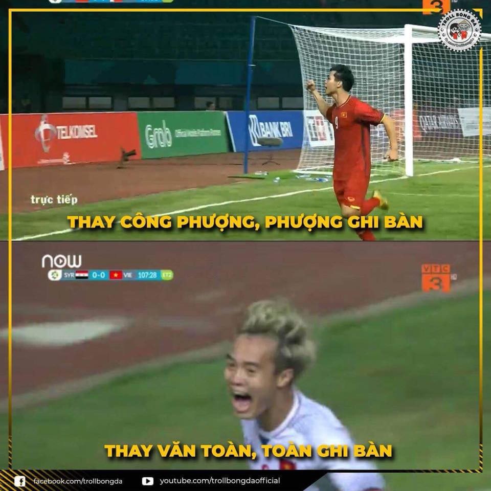 Loạt ảnh hài hước của dân mạng sau chiến thắng lịch sử của đội tuyển Olympic Việt Nam - 10 Khả năng thay đổi cầu thủ của Huấn luyện viên Park Hang Seo khiến nhiều người phải thán phục (Ảnh: Troll bóng đá)