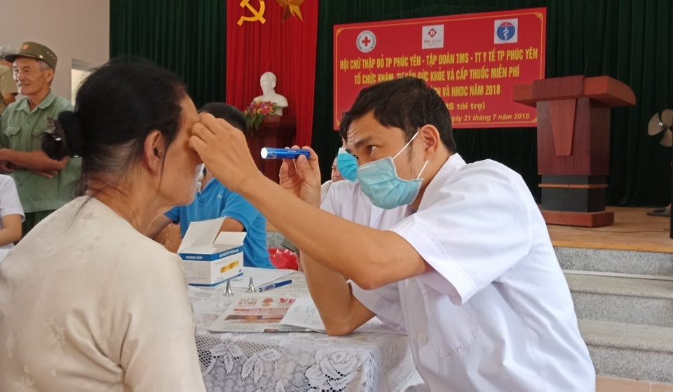 Tập đoàn TMS lan tỏa hoạt động chung tay vì cộng đồng tại Vĩnh Phúc - 3 Tổ chức thăm khám, cấp phát thuốc cho tổng số hơn 400 nạn nhân chất độc da cam, gia đình chính sách trên địa bàn thành phố Phúc Yên
