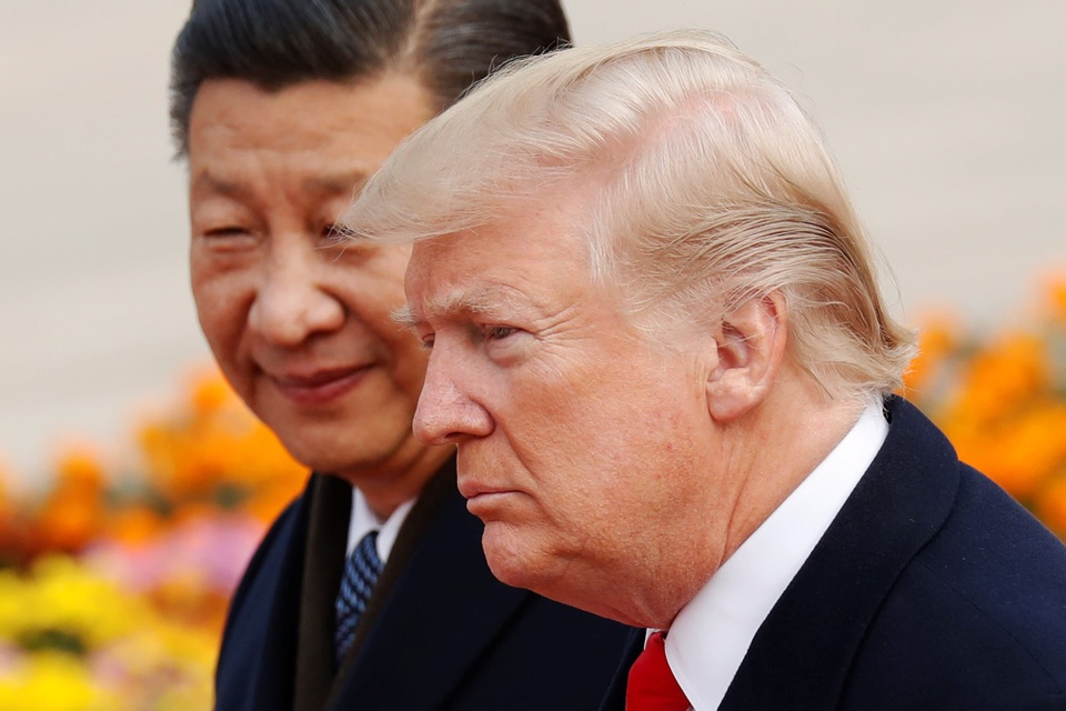 Tổng thống Trump: Chưa đến lúc đối thoại với Trung Quốc - 1 Tổng thống Mỹ Donald Trump và Chủ tịch Trung Quốc Tập Cận Bình (Ảnh: Nikkei)