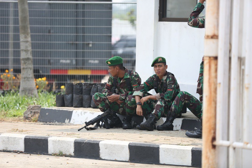 An ninh thắt chặt trước trận Olympic Việt Nam - Olympic Hàn Quốc - 7