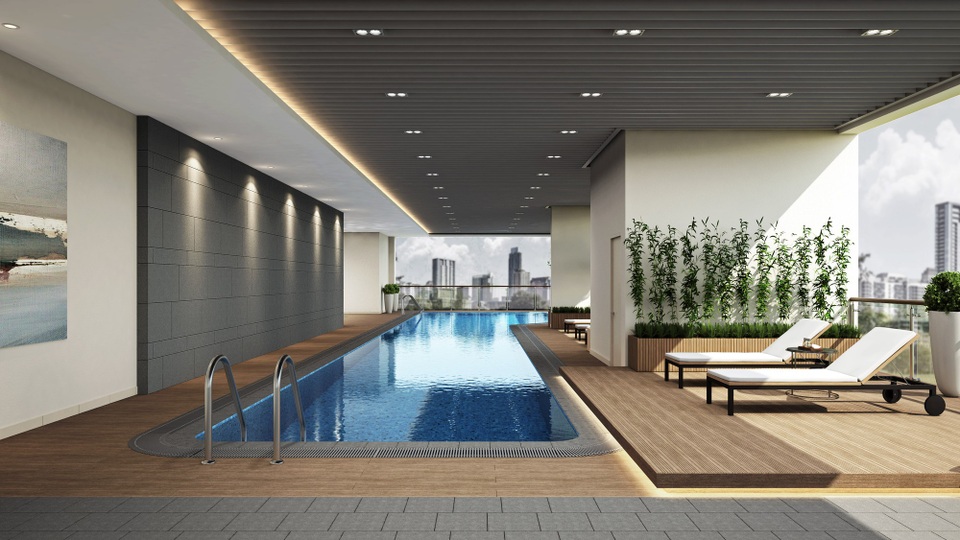 Không gian sống đẳng cấp liền kề trung tâm thủ đô đến từ 3 thương hiệu lớn - 2
Hồ bơi trong nhà riêng tư tuyệt đối với hệ thống đạt chuẩn