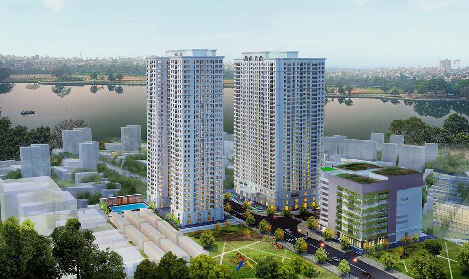 Căn hộ phân khúc tầm trung vẫn đắt hàng - 3 Phối cảnh căn hộ Eco-Lake View với hướng view trực diện hồ Linh Đàm