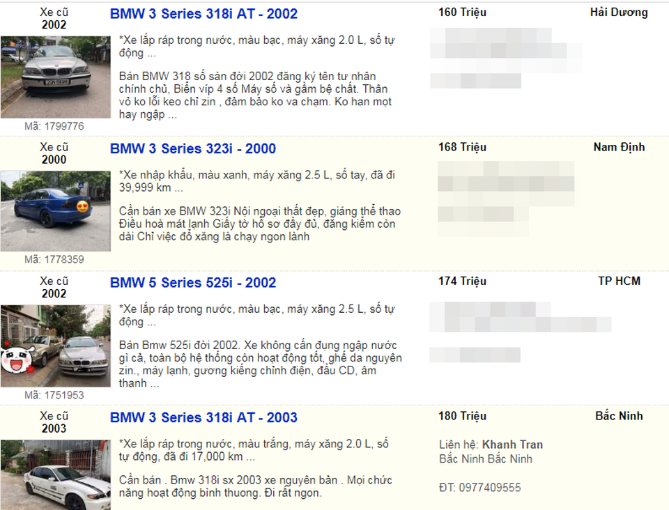 Lexus, Audi, BMW cũ giá trăm triệu đồng: Đau đớn phận xe sang ở Việt Nam - 1 Những chiếc xe cũ giá 160 triệu đồng, đã qua sử dụng 18 năm.