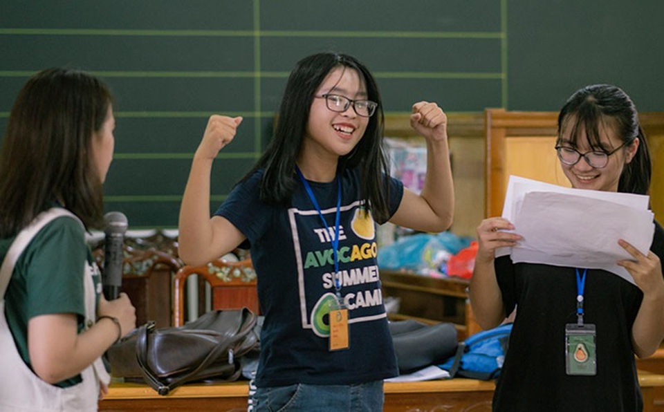 Trại hè giúp những em học sinh tự tin hơn và có cơ hội thể hiện khả năng hùng biện, phát huy những mặt tích cực của bản thân.