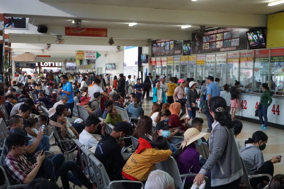 Người dân tấp nập rời thành phố về quê nghỉ lễ 2/9 - 14