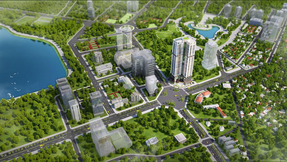 Căn hộ cao cấp tiếp tục hút khách dịp cuối năm 2018 - 3 Dự án Golden Park tọa lạc ngay ngã tư Phạm Văn Bạch – Dương Đình Nghệ