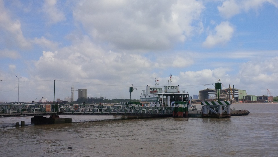 Đồng Nai muốn chủ trì xây cầu Cát Lái nối sang TPHCM - 1 Bến phà Cát Lái, nơi dự kiến sẽ xây dựng cầu Cát Lái