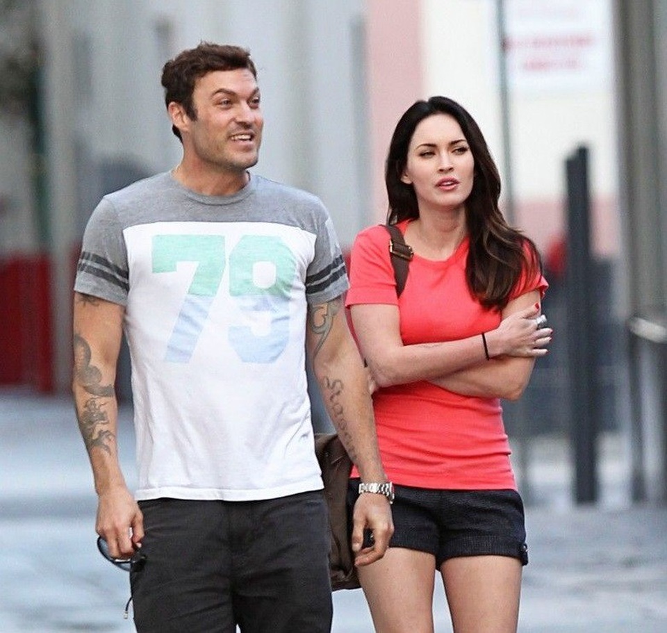 Sao trẻ có xu hướng “yêu nhanh, chốt gọn” - 7 Nữ diễn viên Megan Fox (24 tuổi) và nam diễn viên Brian Austin Green