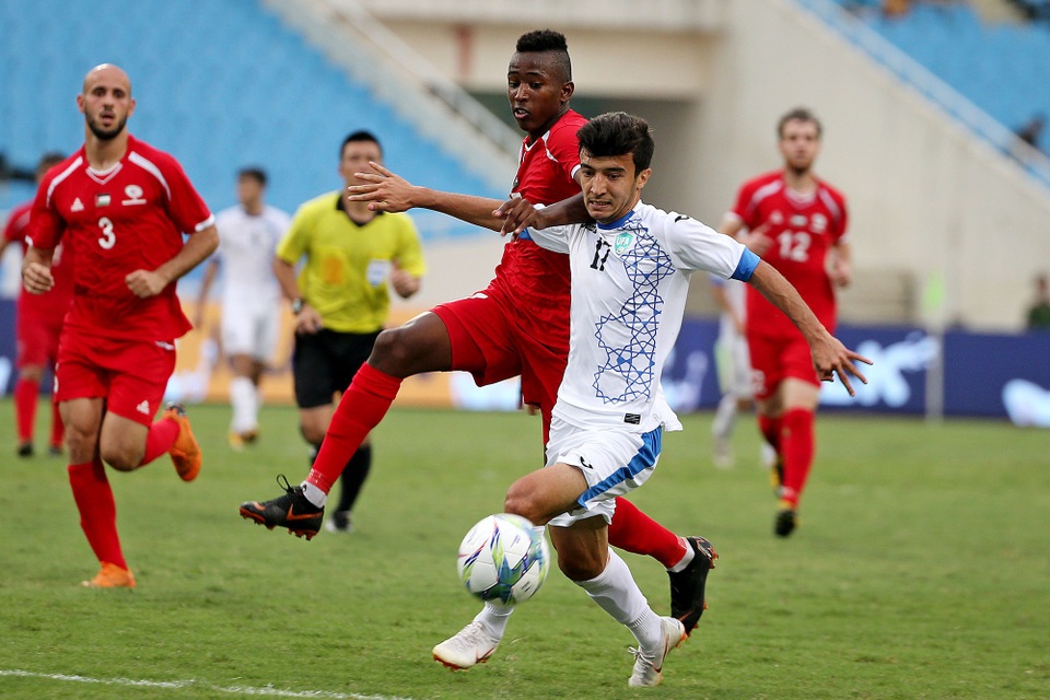Olympic Việt Nam - Olympic Uzbekistan: Cuộc thử lửa cuối cùng - 2 Uzbekistan ở giải này không mạnh như hồi họ thi đấu tại giải U23 châu Á 2018 (ảnh: Gia Hưng)