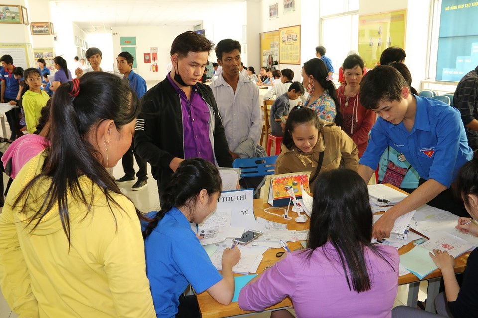 Điểm trúng tuyển Trường ĐH Trà Vinh cao nhất là 20,5 - 1 Thí sinh đăng ký xét tuyển ở trường Đại học Trà Vinh