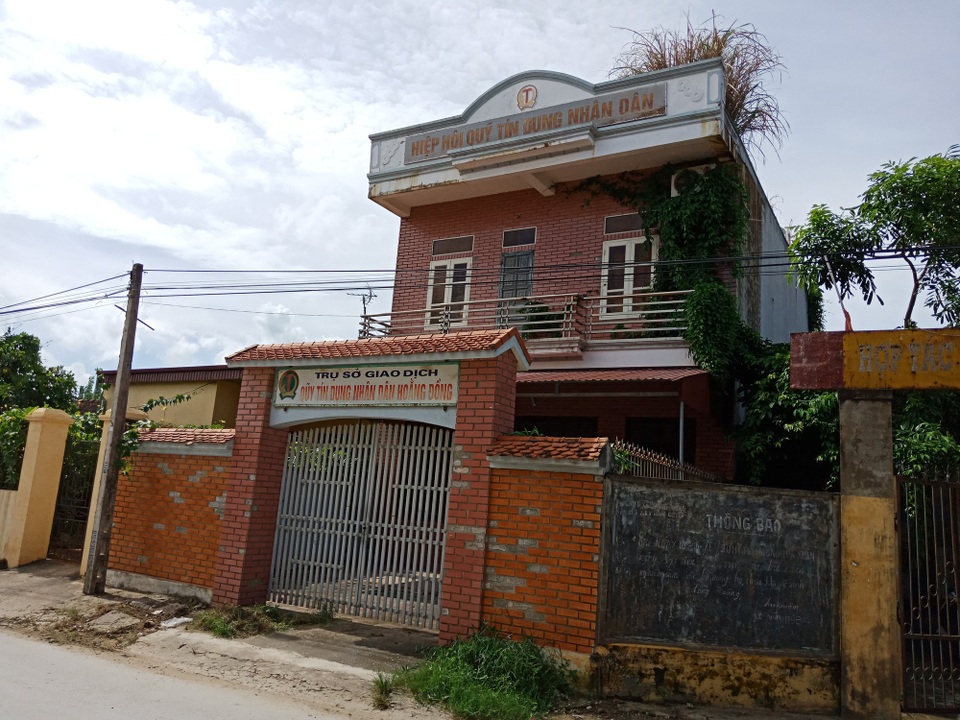Qũy nhân dân tín dụng Hoằng Đồng đóng cửa nhiều năm.