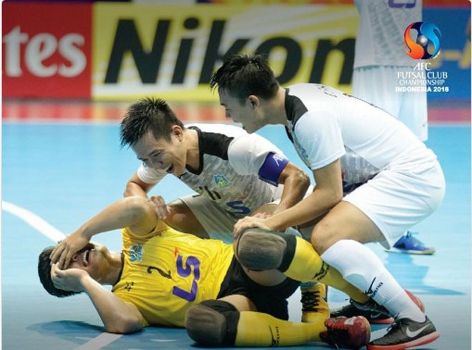 Đánh bại đội bóng Nhật Bản, futsal Việt Nam gây địa chấn châu Á - 1
Thái Sơn Nam vừa gây địa chấn ở giải futsal các CLB châu Á