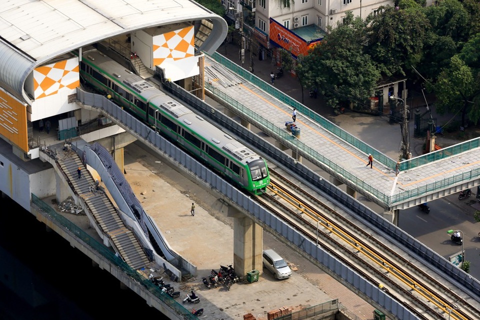 Hình ảnh tàu Cát Linh - Hà Đông trên đường chạy thử - 9
Hiện các nhà ga đang được hoàn thiện giai đoạn cuối.