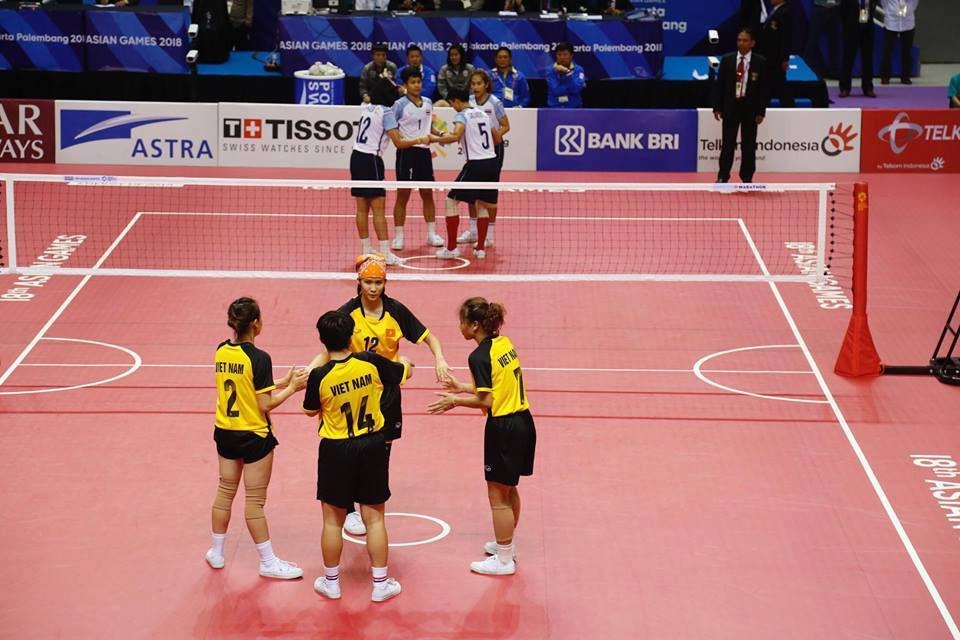 Kết quả thi đấu Asiad 2018 ngày 1/9: Cầu mây nữ giành HCB - 6
Đội tuyển cầu mây nữ Việt Nam