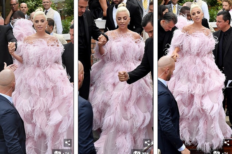 Lady Gaga lộng lẫy trong bộ váy hồng - 19