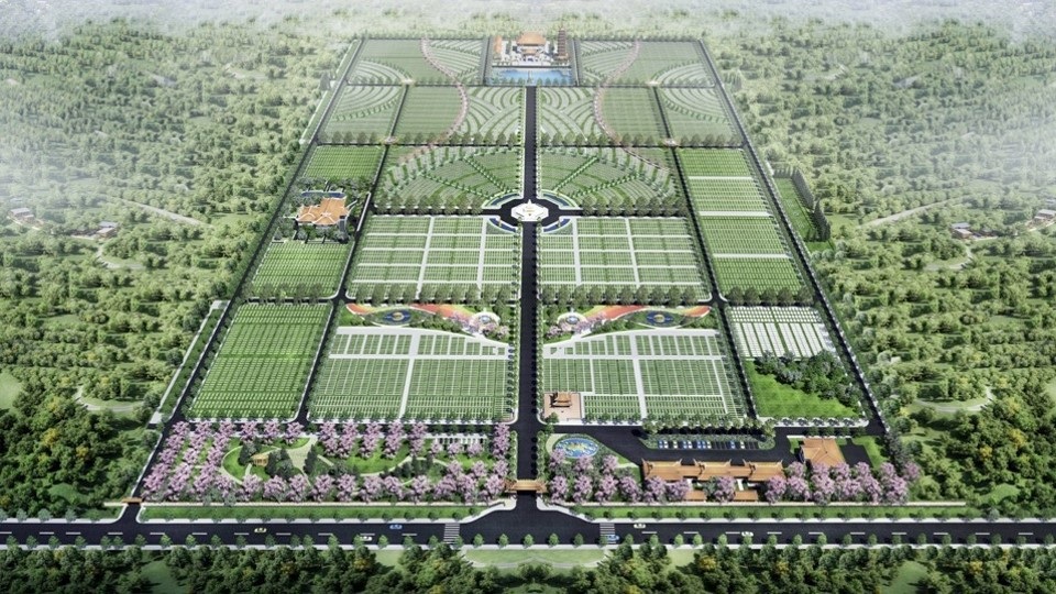 Mang lại cơ hội được sống cho trẻ em bị tim bẩm sinh - 2 Tổng thể dự án Công viên nghĩa trang Hoa Viên Bình An