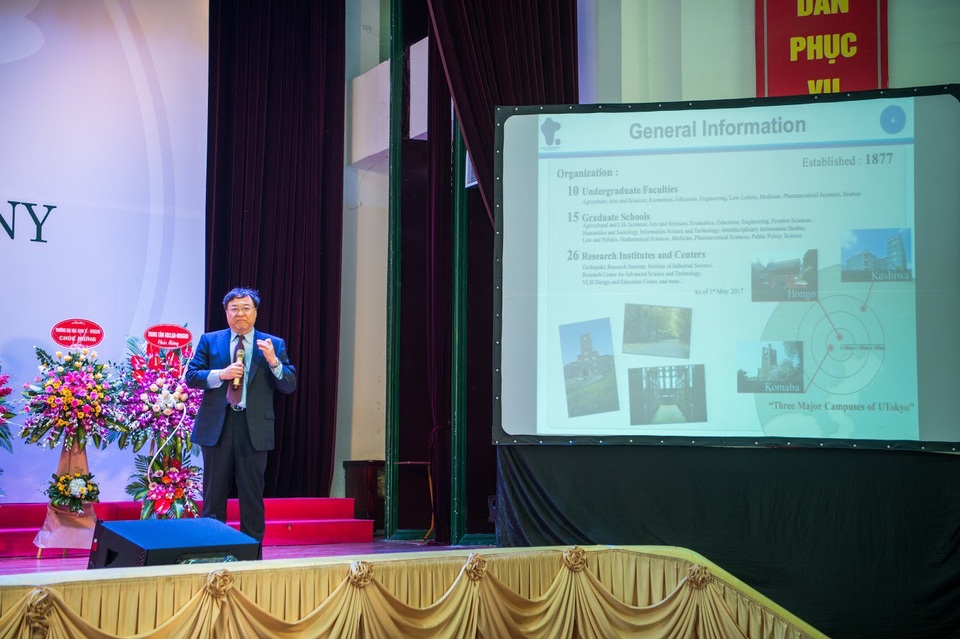Trường ĐH Việt Nhật đưa bài giảng vào Lễ khai trường - 3 Trường ĐH Việt Nhật đưa bài giảng vào Lễ khai trường - 3
