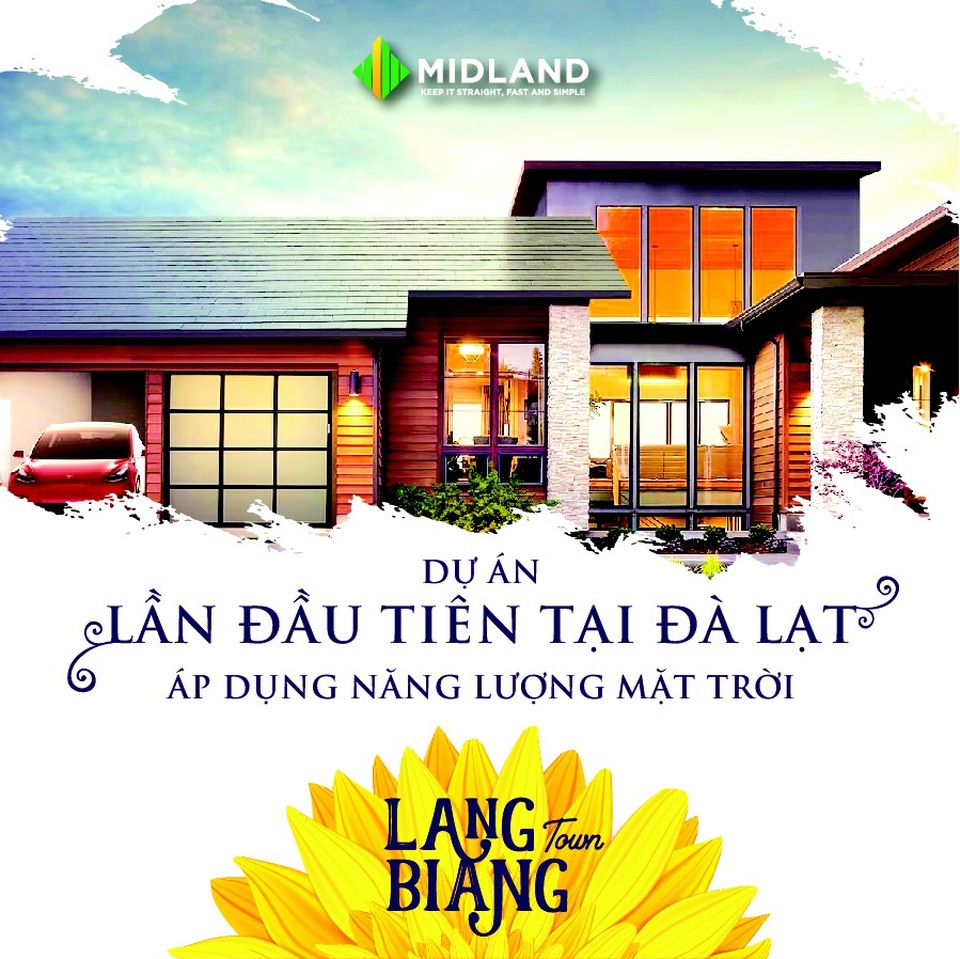 Đà Lạt - Điểm dừng chân mới của giới đầu tư bất động sản - 2 Langbiang Town áp dụng năng lượng mặt trời vào sử dụng