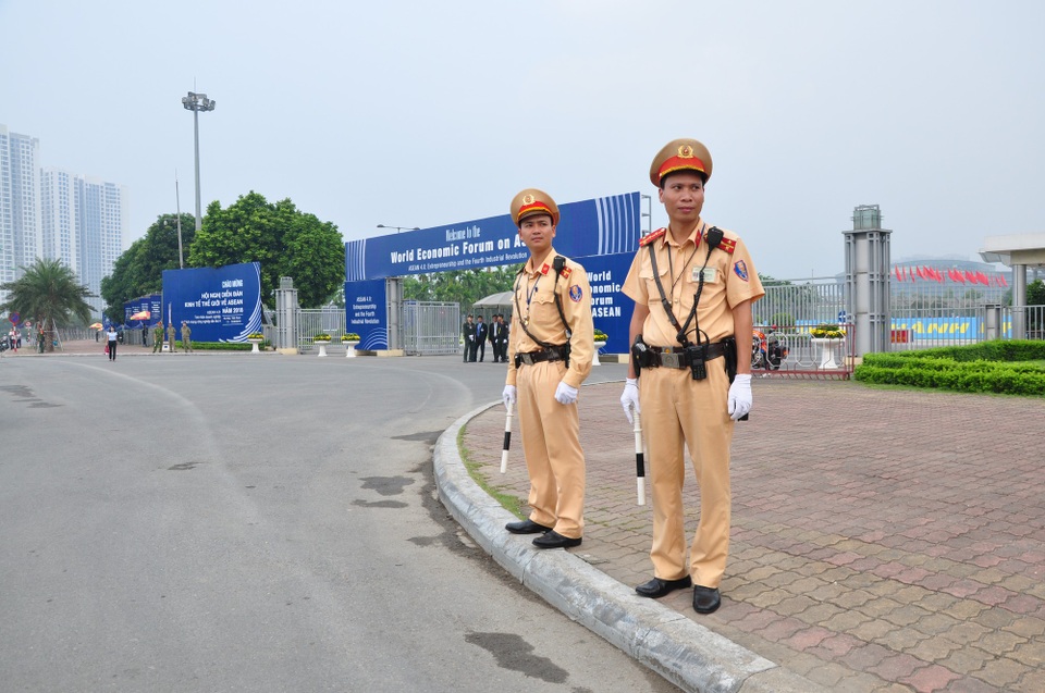 CSGT Hà Nội huy động tối đa lực lượng phục vụ WEF ASEAN 2018 - 9 CSGT Hà Nội huy động tối đa lực lượng phục vụ WEF ASEAN 2018 - 9