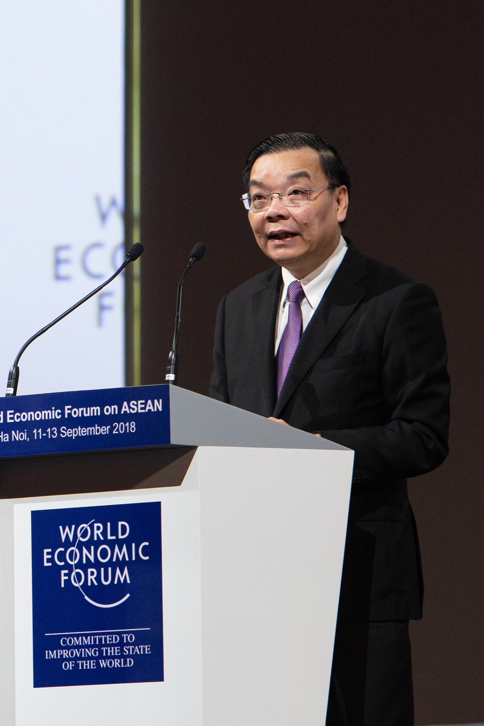 WEF ASEAN 2018: Châu Á sẽ vượt qua Mỹ trong cuộc chiến sáng tạo - 1
ông Chu Ngọc Anh, Bộ trưởng Bộ Khoa học và Công nghệ, phát biểu tại Diễn đàn mở: ASEAN 4.0 cho tất cả?