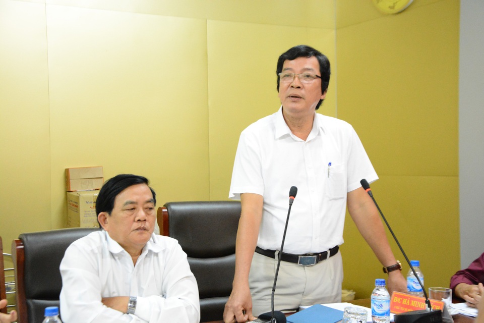 67 thí sinh thi tuyển giáo viên bị loại khỏi danh sách dự kiến trúng tuyển - 1 Ông Đoàn Dụng - Giám đốc Sở Nội vụ tỉnh Quảng Ngãi thông tin kết quả chấm thẩm định 1.627 bài thi tuyển giáo viên