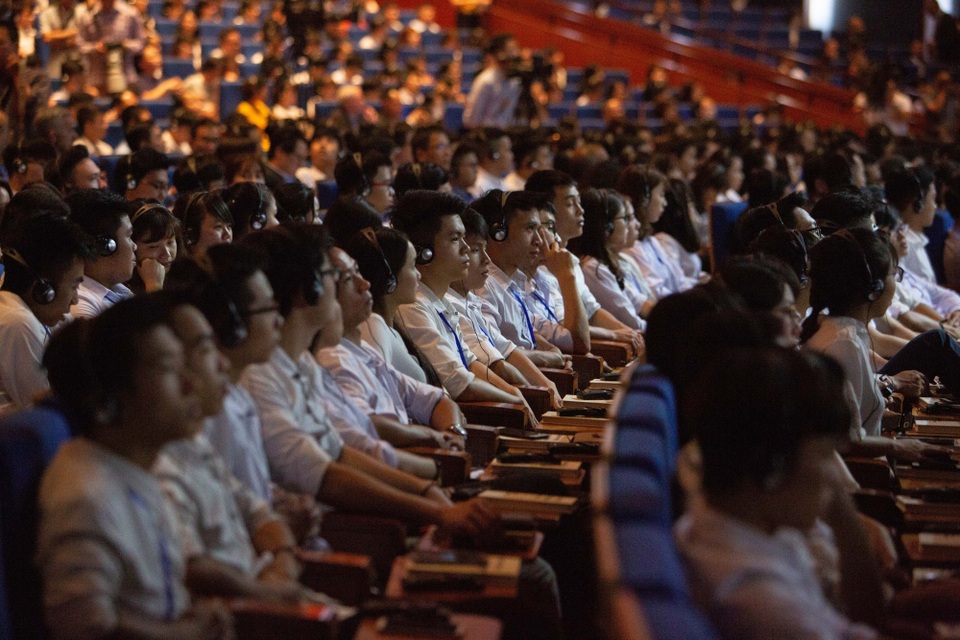 WEF ASEAN 2018: Châu Á sẽ vượt qua Mỹ trong cuộc chiến sáng tạo - 4
Sinh viên tham dự phiên thảo luận tại Diễn đàn mở: ASEAN 4.0 cho tất cả?”